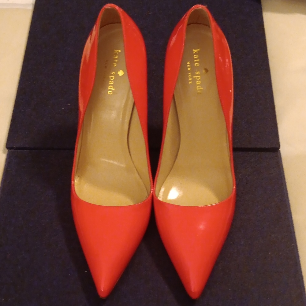 kate spade Pink Patent Pointed-Toe Pumps